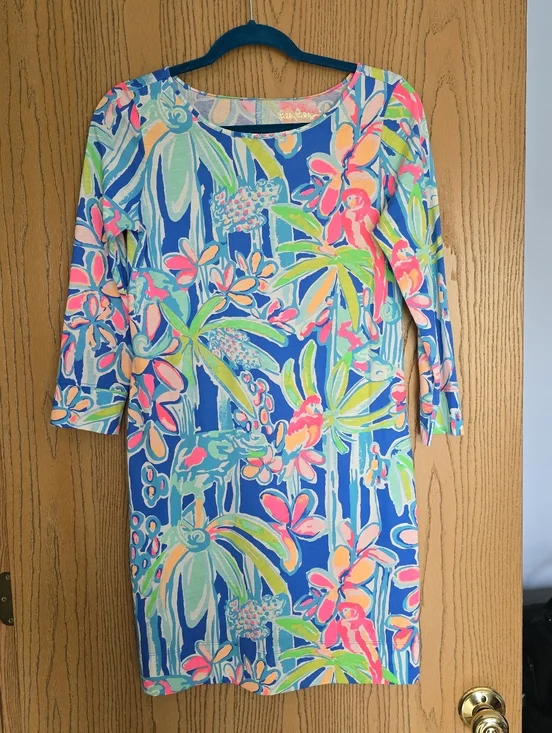 Lilly Pulitzer Marlowe Boatneck Mini Dress - Picture 2 of 5
